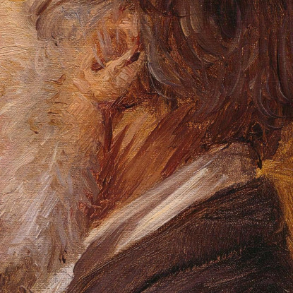 Ritratto Di Simon Toldstad. Studio Adolph Tidemand atd64 quadro stampato su tela