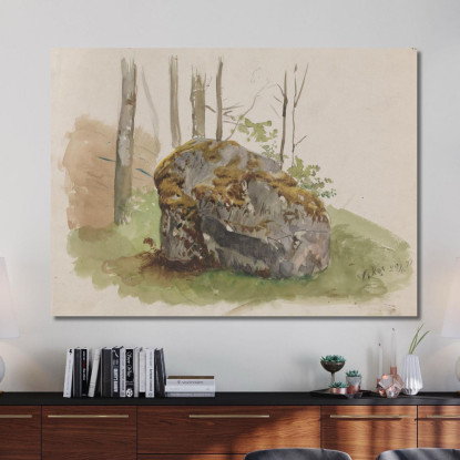 Stein Vikøy Adolph Tidemand atd76 quadro stampato su tela