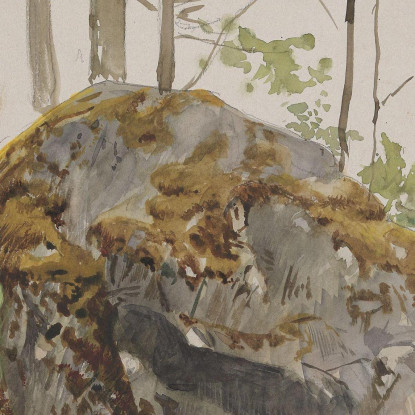 Stein Vikøy Adolph Tidemand atd76 quadro stampato su tela