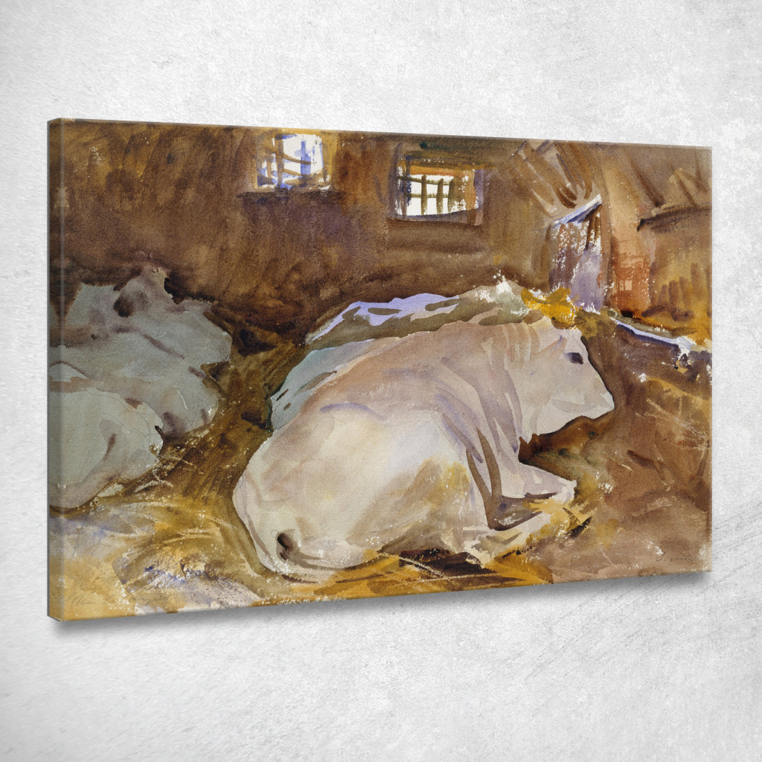 Buoi John Singer Sargent jss210 quadro stampato su tela