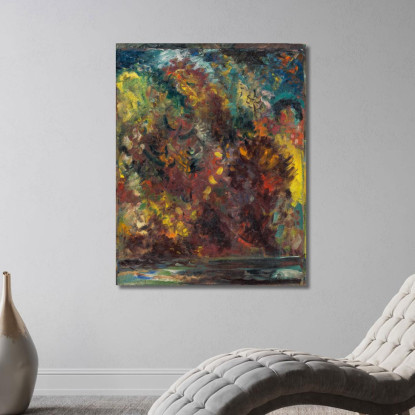 Autunno Sulla Riva Di Un Fiume Arnold Peter Weisz-Kubínčan apw2 quadro stampato su tela