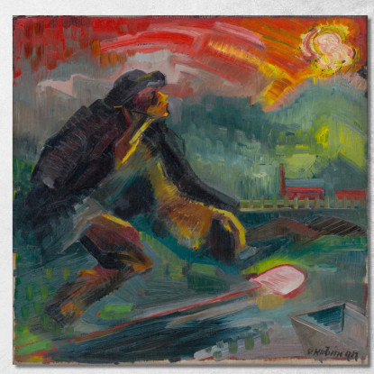 Alba Arnold Peter Weisz-Kubínčan apw10 quadro stampato su tela