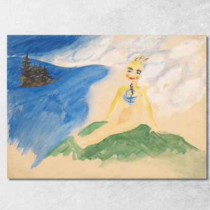 Motivo Fiabesco Arnold Peter Weisz-Kubínčan apw12 quadro stampato su tela