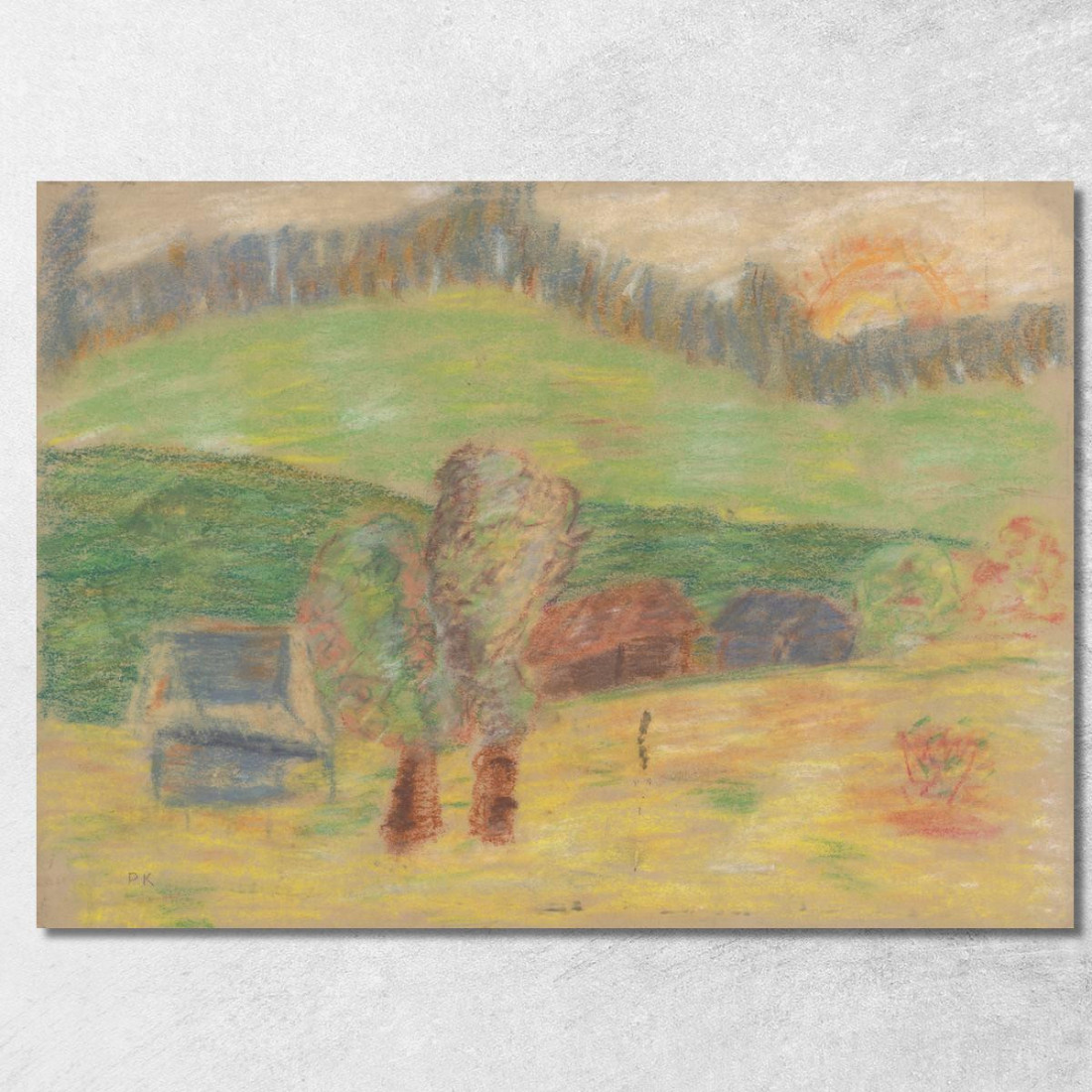 Fienile Arnold Peter Weisz-Kubínčan apw20 quadro stampato su tela