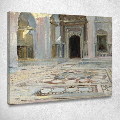 Marciapiede John Singer Sargent jss213 quadro stampato su tela