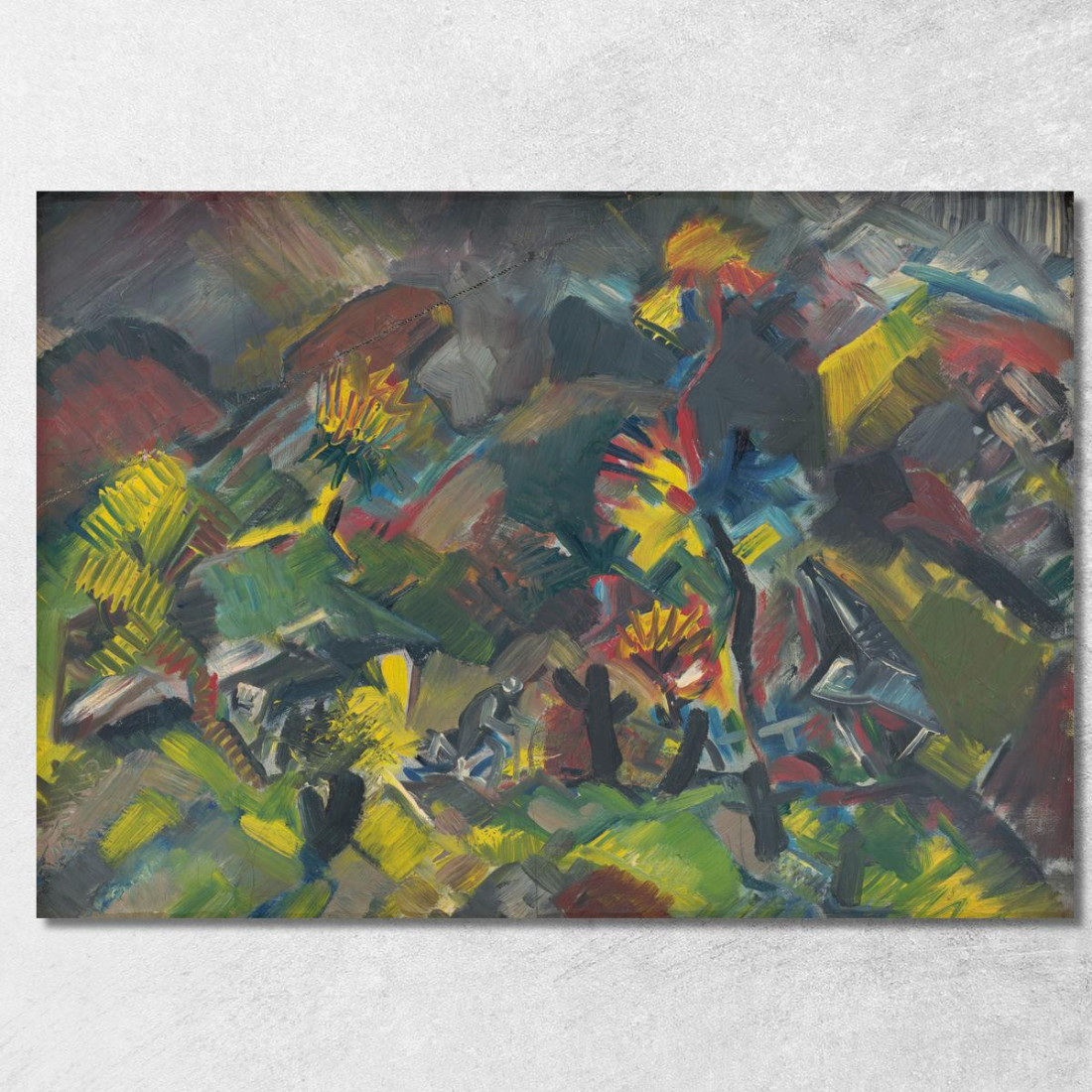 Paesaggio Montano Arnold Peter Weisz-Kubínčan apw51 quadro stampato su tela