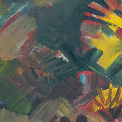 Paesaggio Montano Arnold Peter Weisz-Kubínčan apw51 quadro stampato su tela