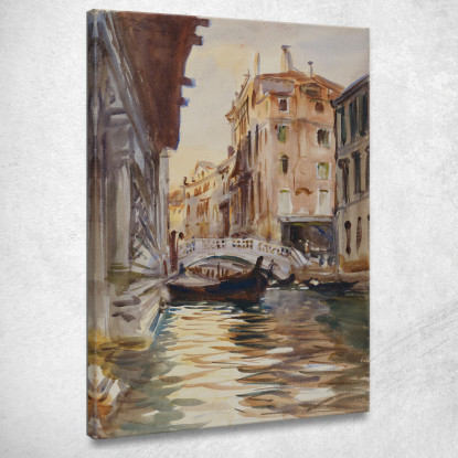 Ponte Della Canonica John Singer Sargent jss218 quadro stampato su tela