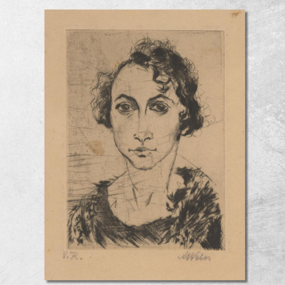 Valéria Krommer Nata Weisz Arnold Peter Weisz-Kubínčan apw85 quadro stampato su tela