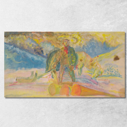 Trasporto Di Legna Arnold Peter Weisz-Kubínčan apw93 quadro stampato su tela