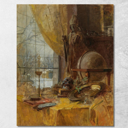 Vista Dell'Atelier Carl Moll cml5 quadro stampato su tela