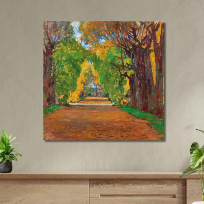 Motivo Dal Parco Del Castello Di Jevišovice Carl Moll cml35 quadro stampato su tela