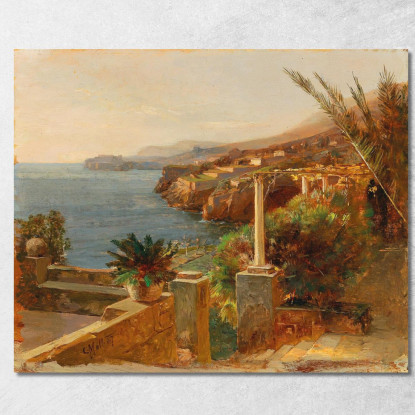 Ragusa Dubrovnik Carl Moll cml38 quadro stampato su tela