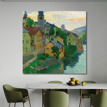 Waidhofen An Der Ybbs Carl Moll cml51 quadro stampato su tela