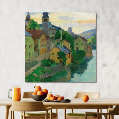 Waidhofen An Der Ybbs Carl Moll cml51 quadro stampato su tela