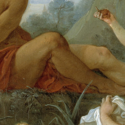 Una Ninfa Del Fiume E Della Fontana Charles-Joseph Natoire cjn2 quadro stampato su tela