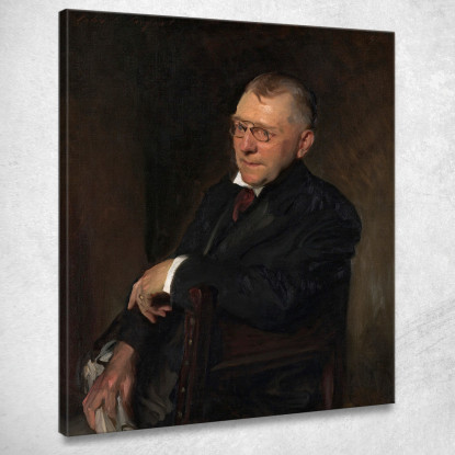 Ritratto Di James Whitcomb Riley John Singer Sargent jss229 quadro stampato su tela