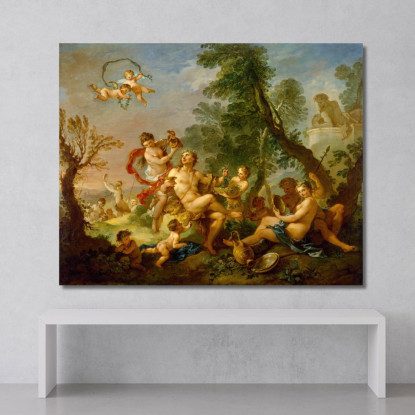 Baccanale Charles-Joseph Natoire cjn4 quadro stampato su tela