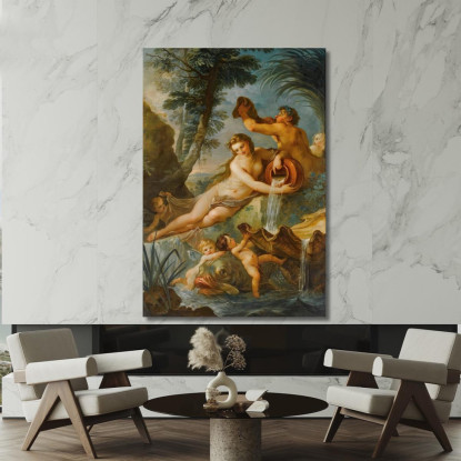 La Sorgente Charles-Joseph Natoire cjn8 quadro stampato su tela