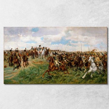 1807 Friedland Ernest Meissonier ems1 quadro stampato su tela