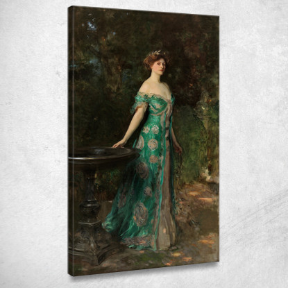 Ritratto Di Millicent Leveson-Gower Duchessa Di Sutherland John Singer Sargent jss236 quadro stampato su tela