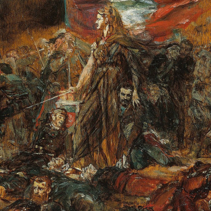 La Difesa Di Parigi Ernest Meissonier ems34 quadro stampato su tela