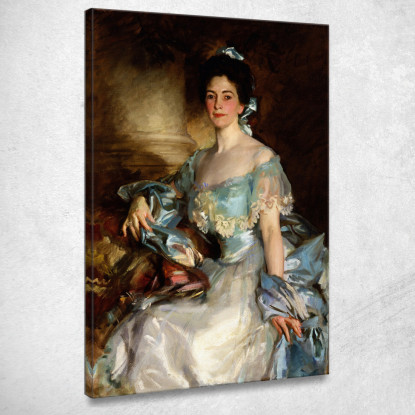 Ritratto Della Signora A Lawrence Rotch John Singer Sargent jss238 quadro stampato su tela