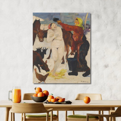 Abluzioni In Campagna Filipp Malyavin fml1 quadro stampato su tela