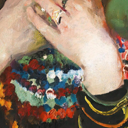 Baba Che Ride Filipp Malyavin fml4 quadro stampato su tela