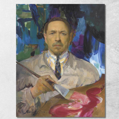 Autoritratto Filipp Malyavin fml15 quadro stampato su tela