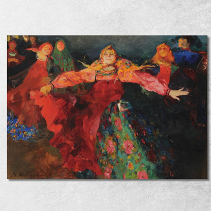 La Danza Filipp Malyavin fml17 quadro stampato su tela