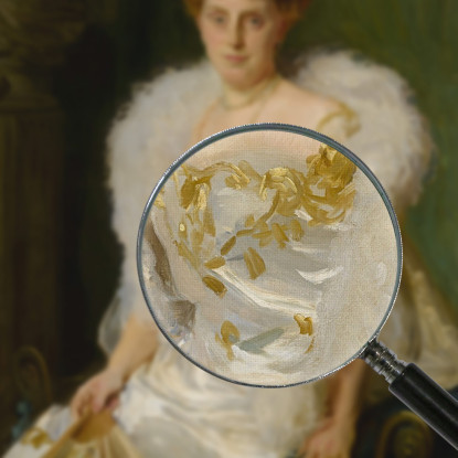 Ritratto Della Signora Charles Beatty Alexander John Singer Sargent jss241 quadro stampato su tela