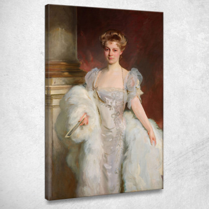 Ritratto Della Signora J.P. Morgan Jr. Nata Jane Norton Grew John Singer Sargent jss243 quadro stampato su tela