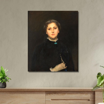 Ritratto Della Signora Raphael Pumpelly John Singer Sargent jss244 quadro stampato su tela
