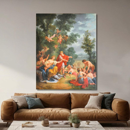 Cerere O L'Agricoltura Louis-Jean-François Lagrenée ljf7 quadro stampato su tela