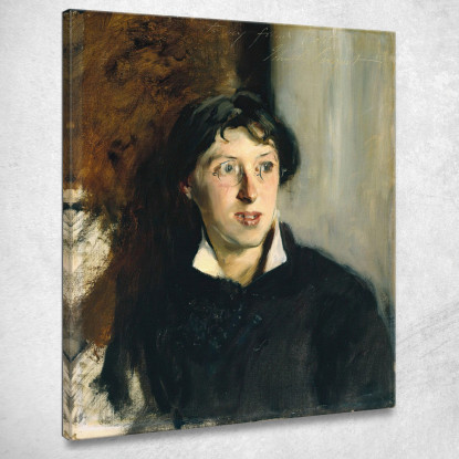 Ritratto Di Vernon Lee John Singer Sargent jss246 quadro stampato su tela