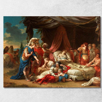 La Morte Della Moglie Di Dario Louis-Jean-François Lagrenée ljf9 quadro stampato su tela