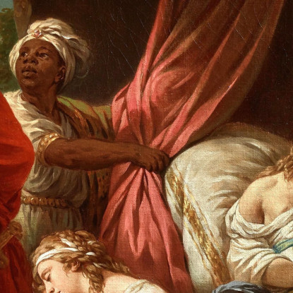 La Morte Della Moglie Di Dario Louis-Jean-François Lagrenée ljf9 quadro stampato su tela