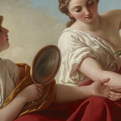 La Giustizia Disarmata Dall'Innocenza E Applaudita Dalla Prudenza Louis-Jean-François Lagrenée ljf11 quadro stampato su tela