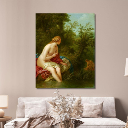 Paesaggio Con Salmace Ed Ermafrodito Louis-Jean-François Lagrenée ljf12 quadro stampato su tela