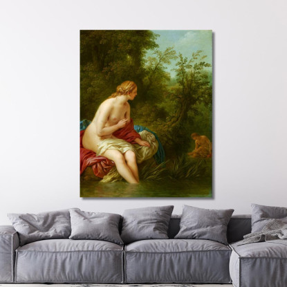 Paesaggio Con Salmace Ed Ermafrodito Louis-Jean-François Lagrenée ljf12 quadro stampato su tela