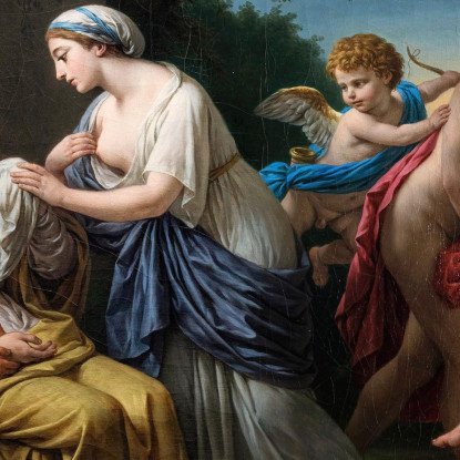 L'Amicizia Consola La Vecchiaia Per La Perdita Della Bellezza E La Partenza Dei Piaceri Louis-Jean-François Lagrenée ljf14 quad
