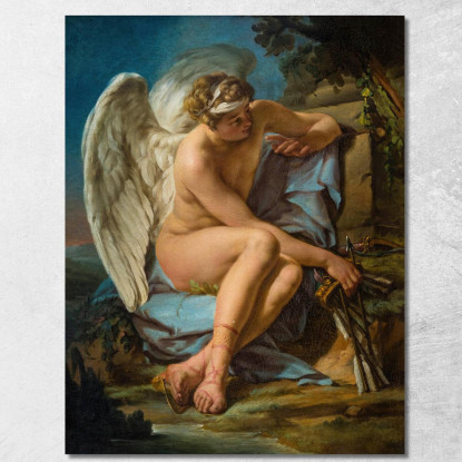 L'Amore In Agguato Louis-Jean-François Lagrenée ljf15 quadro stampato su tela