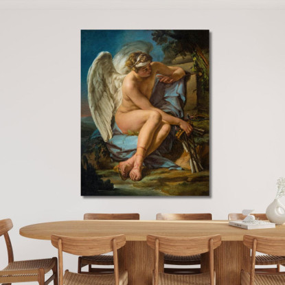 L'Amore In Agguato Louis-Jean-François Lagrenée ljf15 quadro stampato su tela