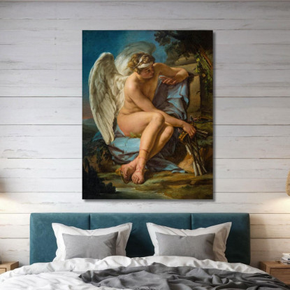 L'Amore In Agguato Louis-Jean-François Lagrenée ljf15 quadro stampato su tela