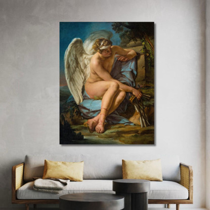 L'Amore In Agguato Louis-Jean-François Lagrenée ljf15 quadro stampato su tela