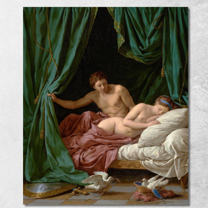 Marte E Venere Allegoria Della Pace Louis-Jean-François Lagrenée ljf16 quadro stampato su tela