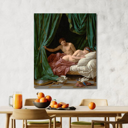 Marte E Venere Allegoria Della Pace Louis-Jean-François Lagrenée ljf16 quadro stampato su tela