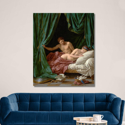 Marte E Venere Allegoria Della Pace Louis-Jean-François Lagrenée ljf16 quadro stampato su tela