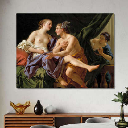 Mercurio Erse E Aglauro Louis-Jean-François Lagrenée ljf17 quadro stampato su tela